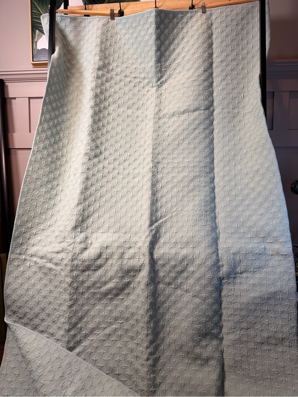 Quilted Cotton Bedspread Queen Lightweight Warm Embossing Comforter Bed Throws